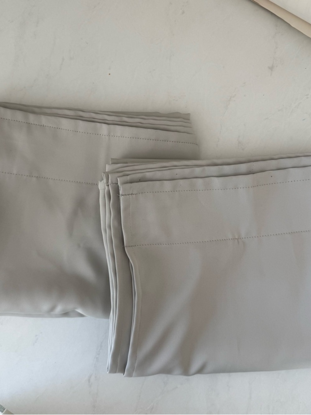 IKEA MAJGULL Light Gray Room Darkening Curtains 57x98" - Picture 2 of 5